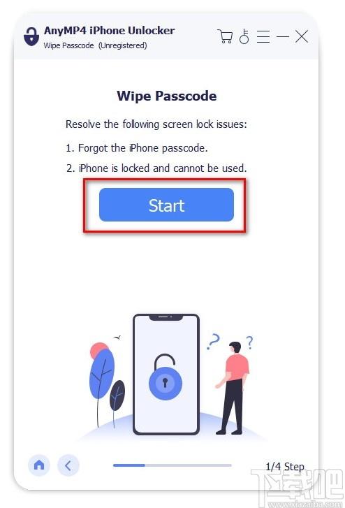 AnyMP4 iPhone Unlocker下载,iPhone手机解锁工具,加密解密,密码删除
