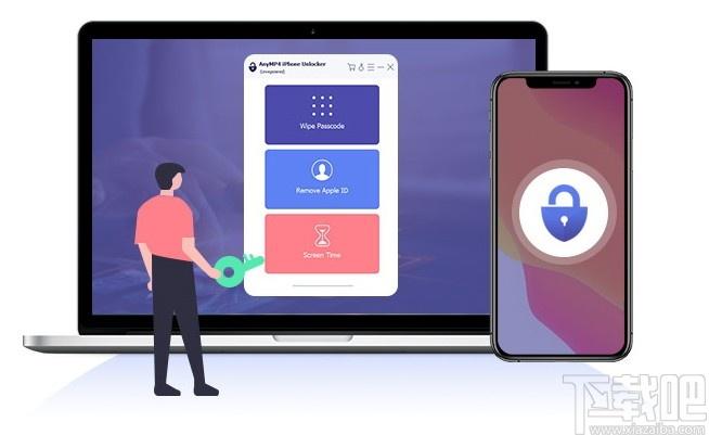 AnyMP4 iPhone Unlocker下载,iPhone手机解锁工具,加密解密,密码删除