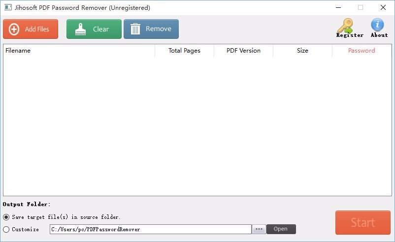 PDF密码删除,PDF解密,Jihosoft pdf Password Remover