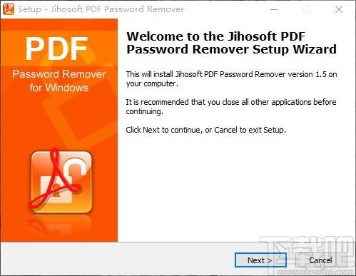 PDF密码删除,PDF解密,Jihosoft pdf Password Remover
